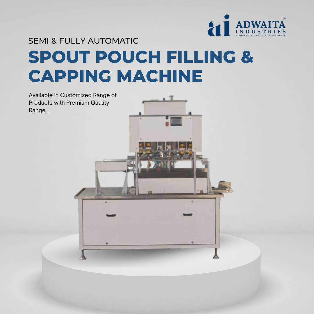 Spout Pouch Filling & Capping Machine