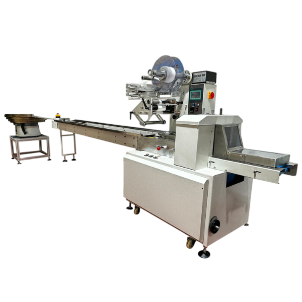 Auto Flow Wrap Machine With Automatic Feeder Conveyor System